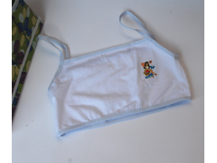 中小学生纯棉可爱小背心 半截吊带少女内衣 发育期文胸全棉薄款图3