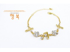 义乌饰品批发 奢华版 闪钻音乐符号手链 音符手手饰图3