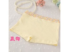 6-9岁女孩可爱卡通印花莫代尔内裤 儿童无痕防走光平角内裤图3