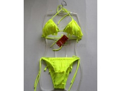 超聚胸超狂野欧码女性亮色比基尼游泳衣图3