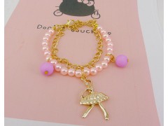 韩版小饰品批发 地摊货源时尚小巧精致清新百搭珍珠手链球球手饰图2