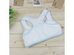 可爱印花带胸垫学生发育期小抹胸 全棉少女运动舒适透气裹胸图2