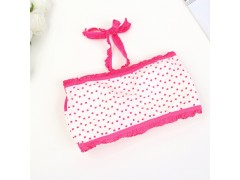 固定挂脖肩带少女发育期抹胸 女生可爱全棉舒适防走光内衣图2