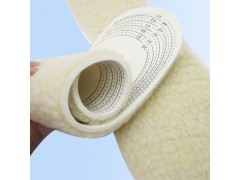 冬季加厚儿童乳胶羊毛鞋垫 防臭 可裁剪儿童鞋垫批发图3
